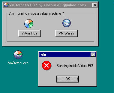 سورس پروژه ی تشخیص اجرا شدن برنامه در Virtual Machine (ماشین مجازی) در #C